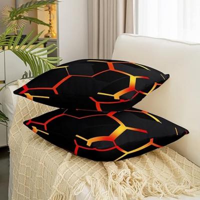 Honeycomb Throw Pillow Cover and Pillow Core