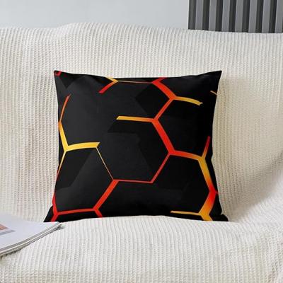 Honeycomb Throw Pillow Cover and Pillow Core