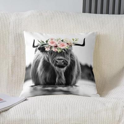 Highland Cow Pillow