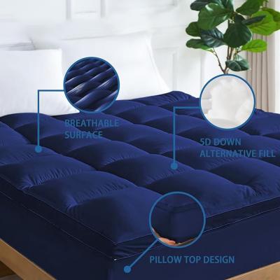 Snow velvet deep blue mattress