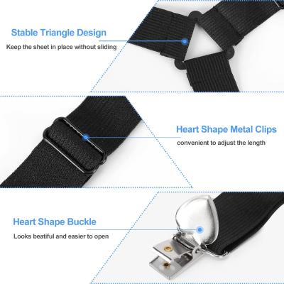 Fixed bed sheet strap